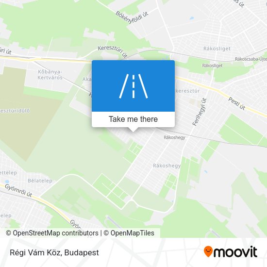 Régi Vám Köz map