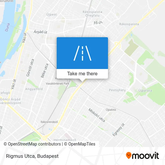 Rigmus Utca map
