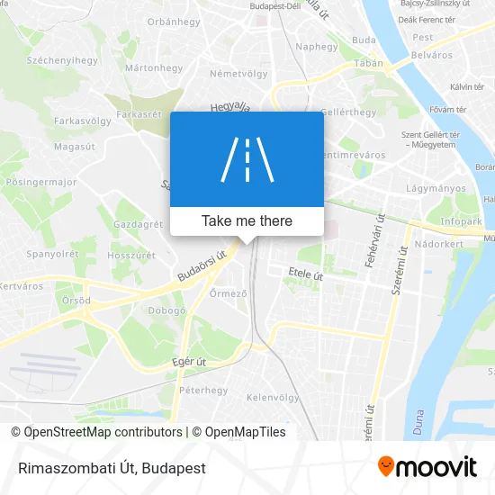Rimaszombati Út map