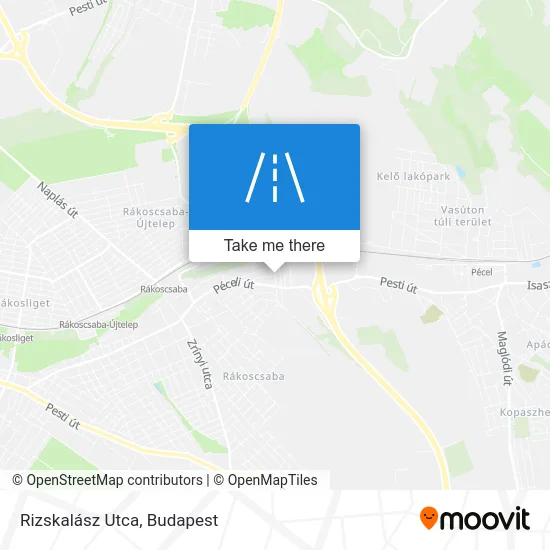 Rizskalász Utca map