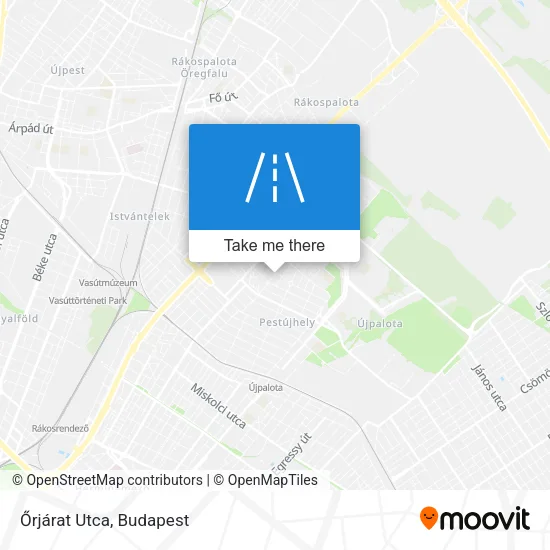 Őrjárat Utca map