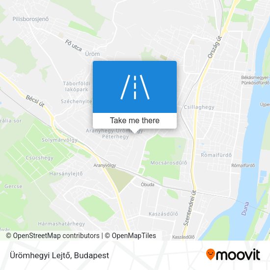Ürömhegyi Lejtő map