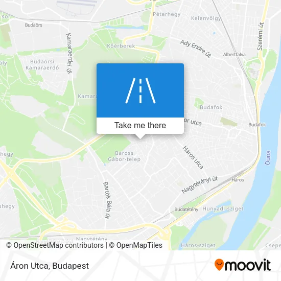 Áron Utca map