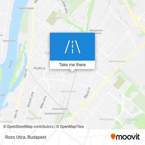 Rozs Utca map