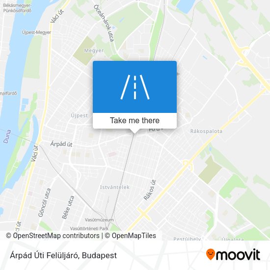 Árpád Úti Felüljáró map
