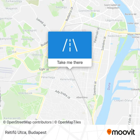 Rétifű Utca map