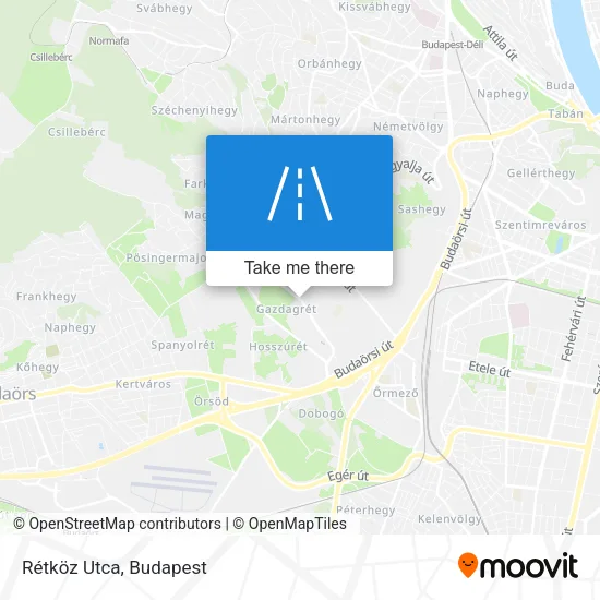 Rétköz Utca map