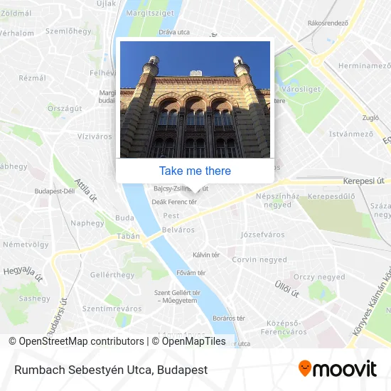 Rumbach Sebestyén Utca map