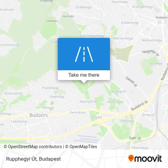 Rupphegyi Út map