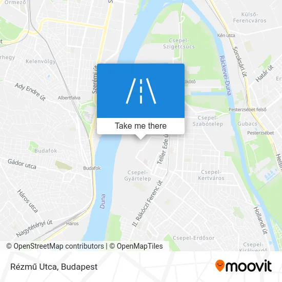 Rézmű Utca map