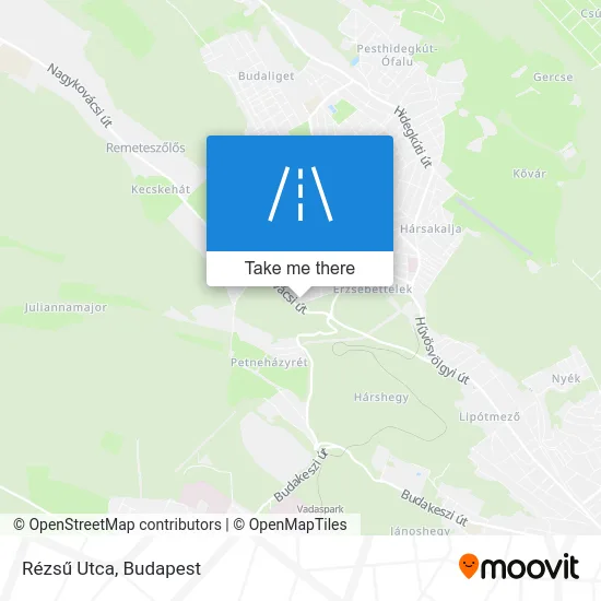 Rézsű Utca map