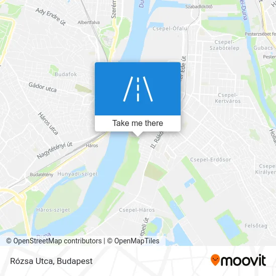 Rózsa Utca map