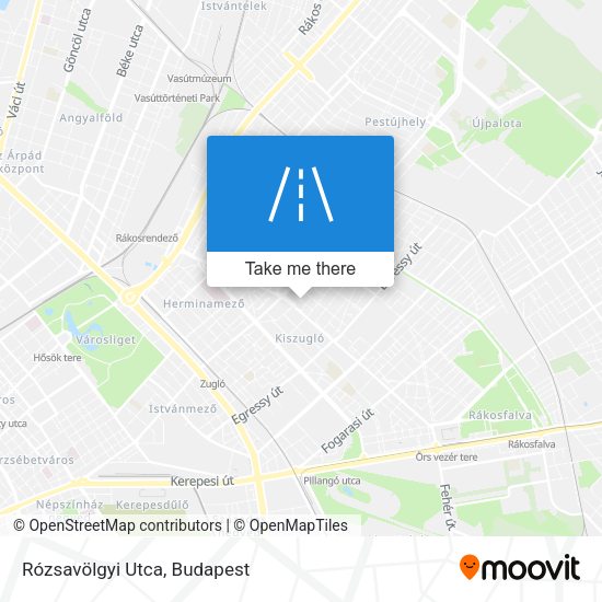 Rózsavölgyi Utca map