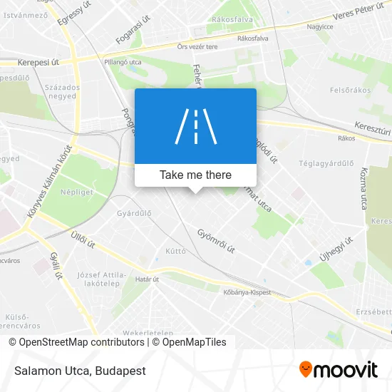 Salamon Utca map