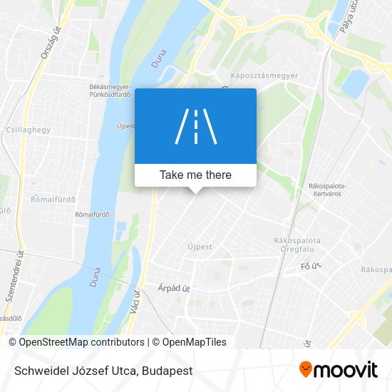 Schweidel József Utca map