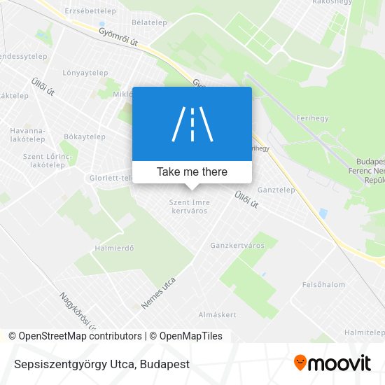 Sepsiszentgyörgy Utca map