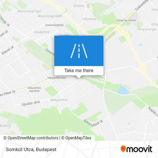 Somkút Utca map