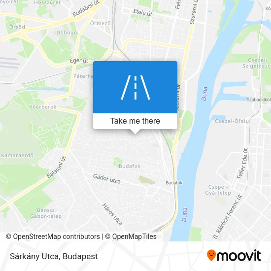 Sárkány Utca map