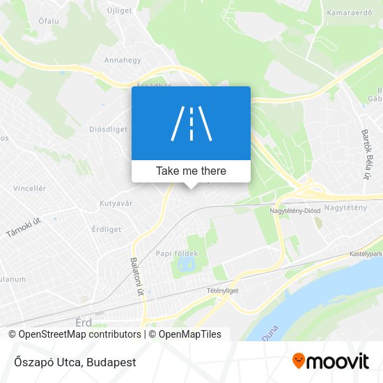 Őszapó Utca map