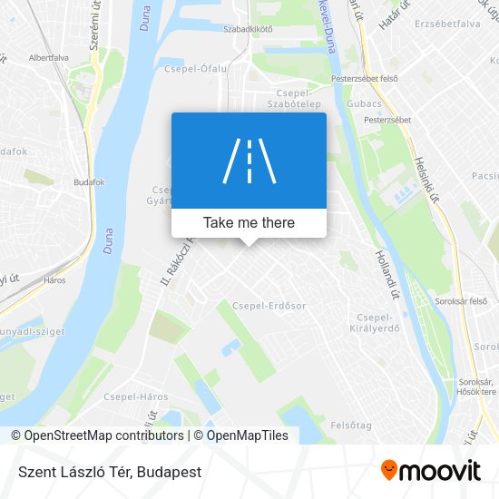 Szent László Tér map