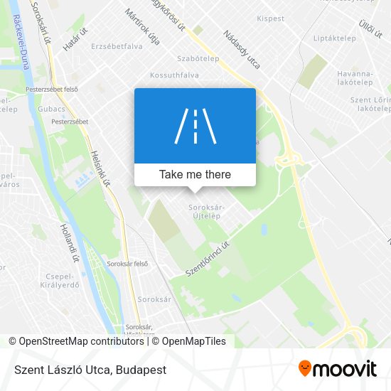 Szent László Utca map