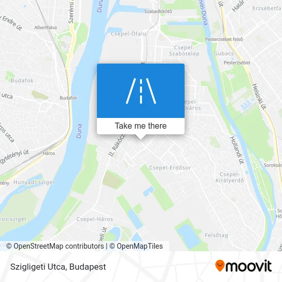 Szigligeti Utca map