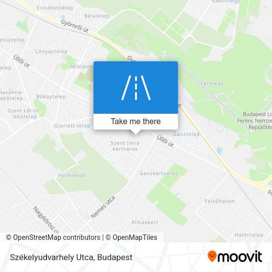 Székelyudvarhely Utca map