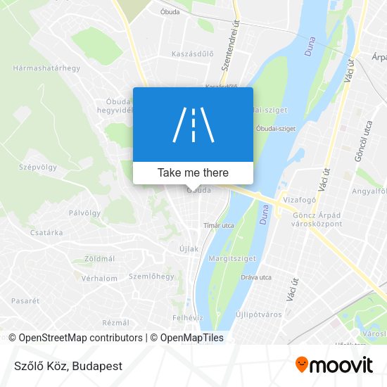 Szőlő Köz map