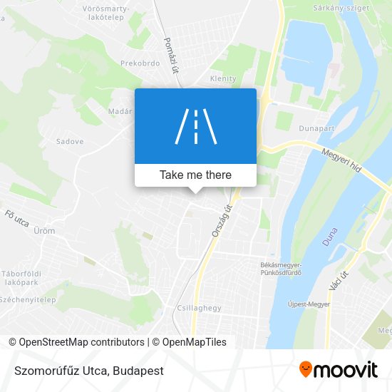 Szomorúfűz Utca map