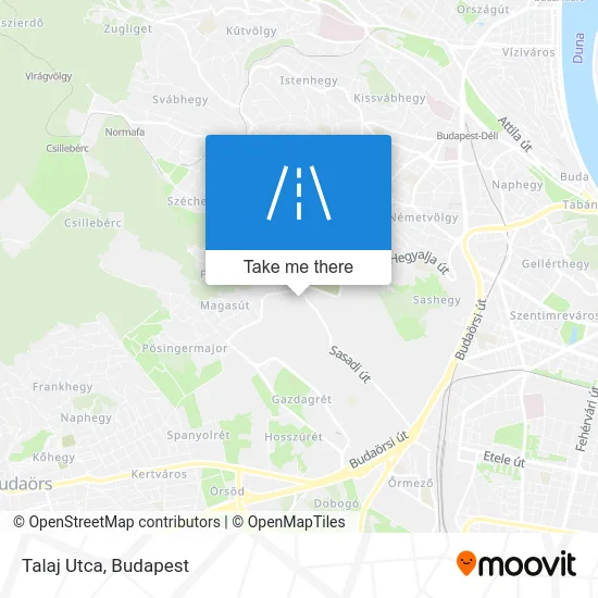 Talaj Utca map