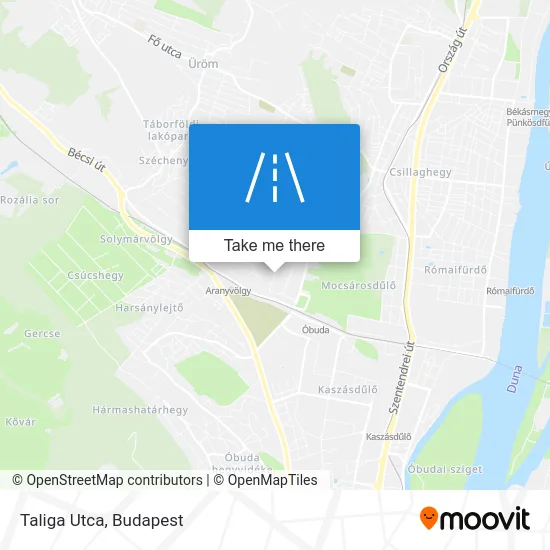 Taliga Utca map