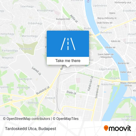 Tardoskedd Utca map