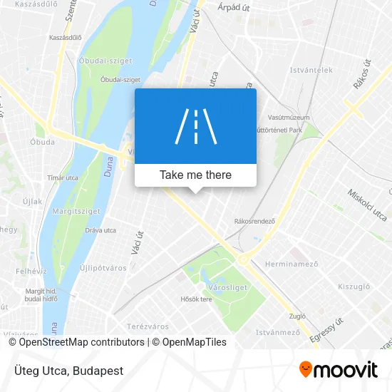 Üteg Utca map