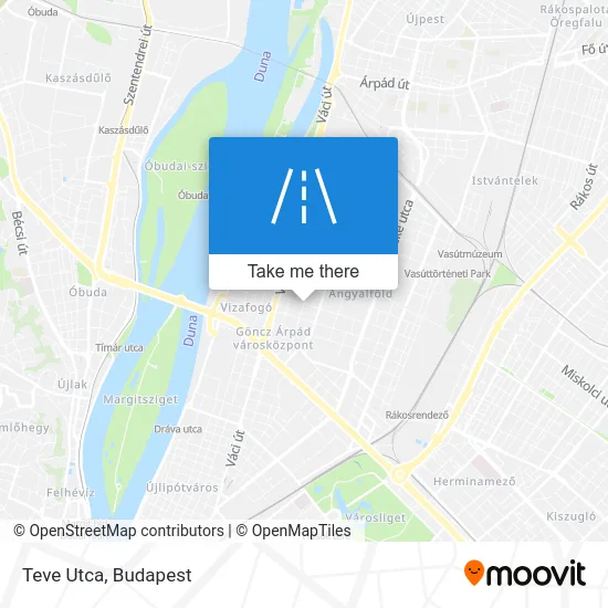 Teve Utca map
