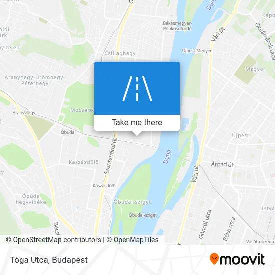 Tóga Utca map
