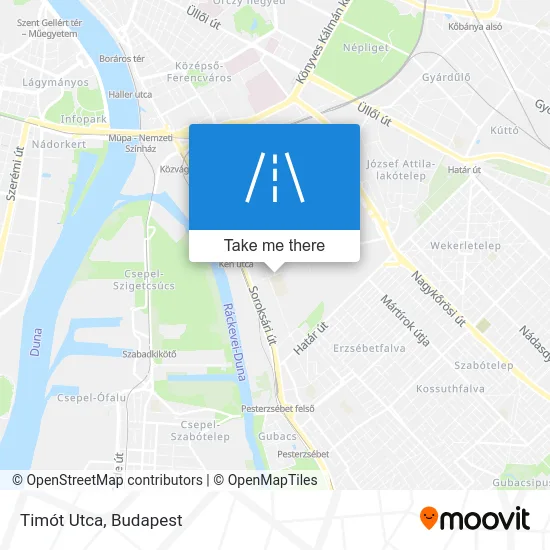 Timót Utca map