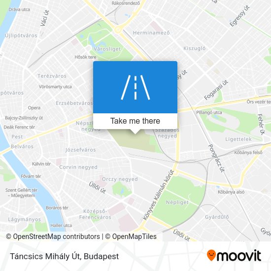 Táncsics Mihály Út map
