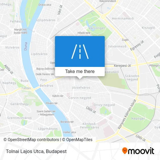 Tolnai Lajos Utca map