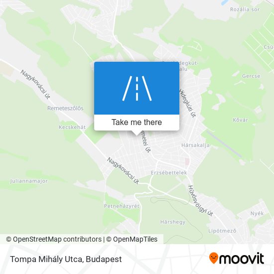 Tompa Mihály Utca map