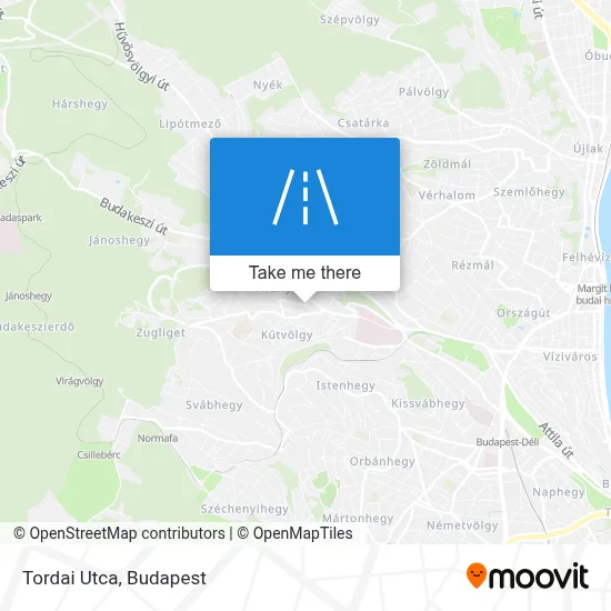 Tordai Utca map