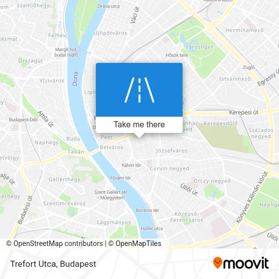 Trefort Utca map