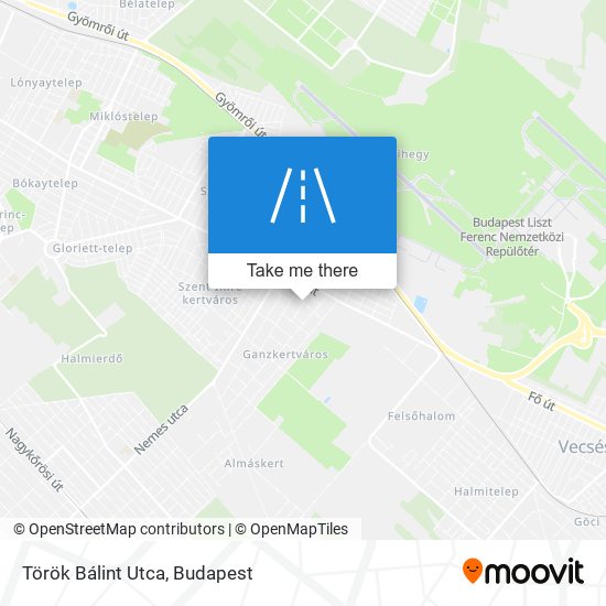 Török Bálint Utca map