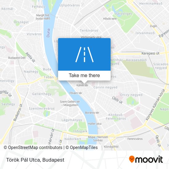 Török Pál Utca map