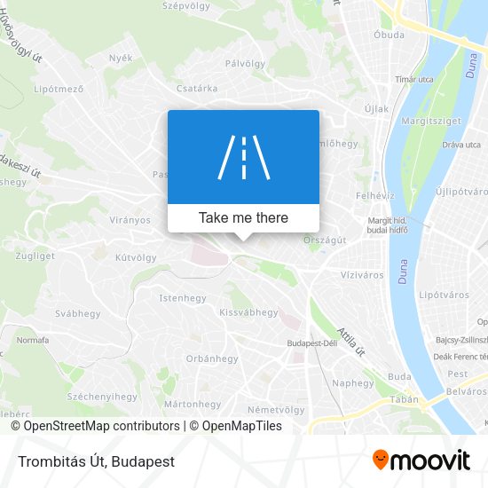 Trombitás Út map