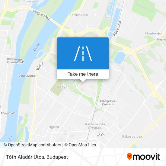 Tóth Aladár Utca map