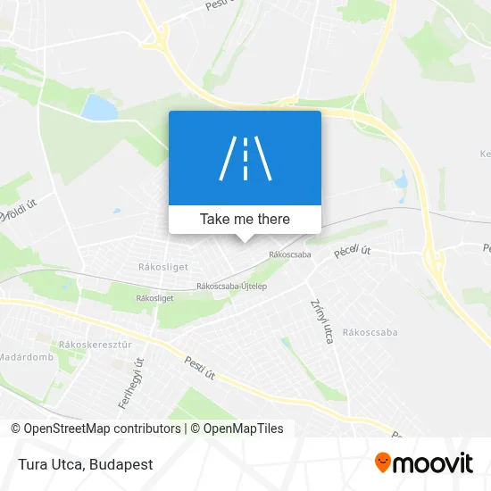 Tura Utca map