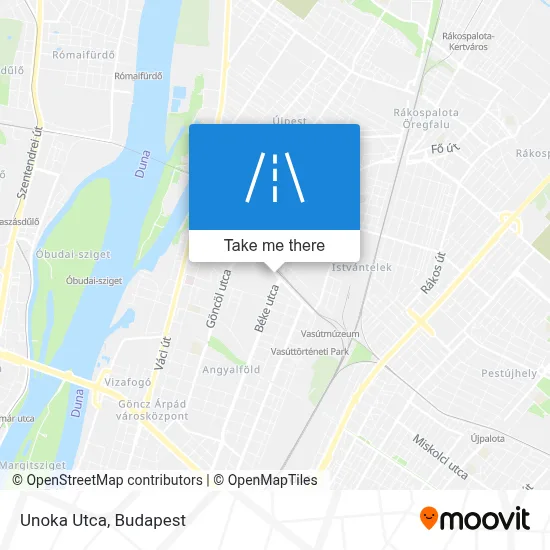 Unoka Utca map
