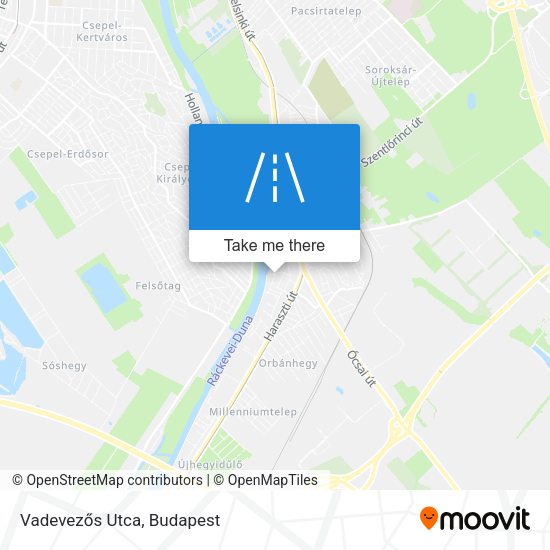 Vadevezős Utca map