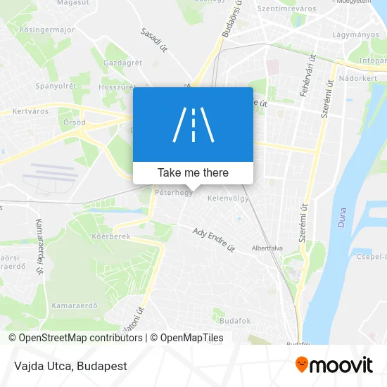 Vajda Utca map
