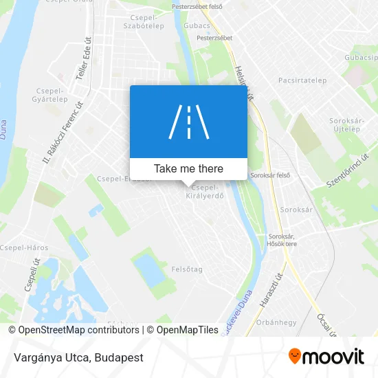 Vargánya Utca map